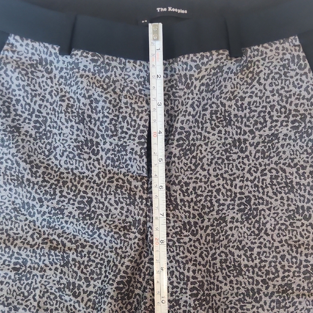 The Kooples Gray Leopard Blazer And Pant Set, Size 2 - Picture 14 of 14